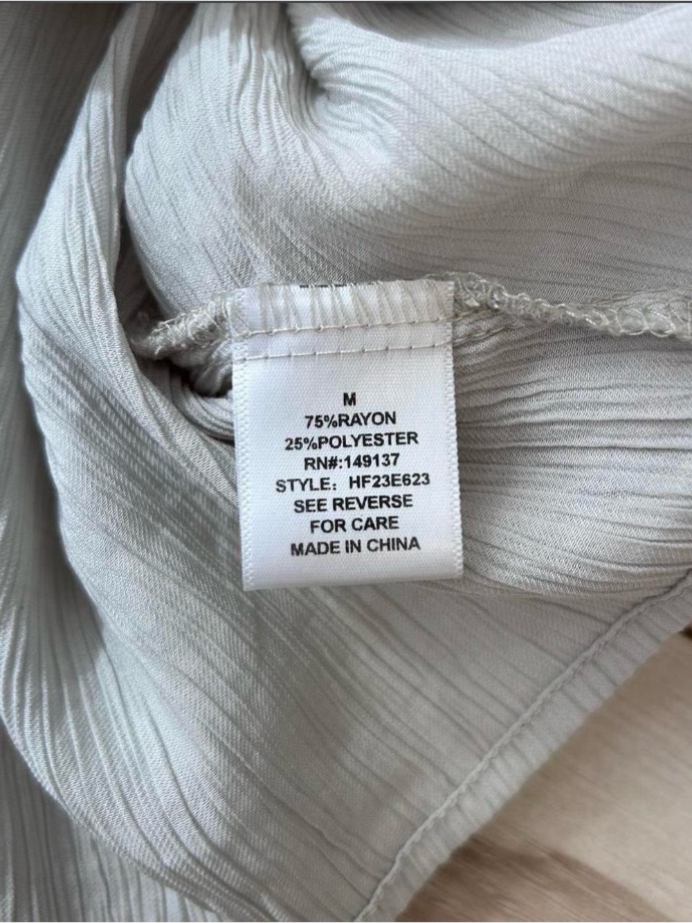 HYFVE Light Gray Textured Button-Up Shirt - Picture 6 of 6